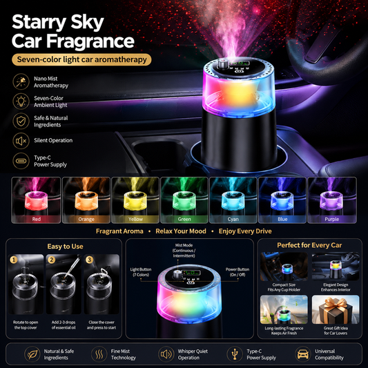 Starry Sky Car Fragrance Diffuser | Vehicle Air Freshener